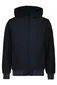 bomber Airforce donkerblauw slim fit effen rits