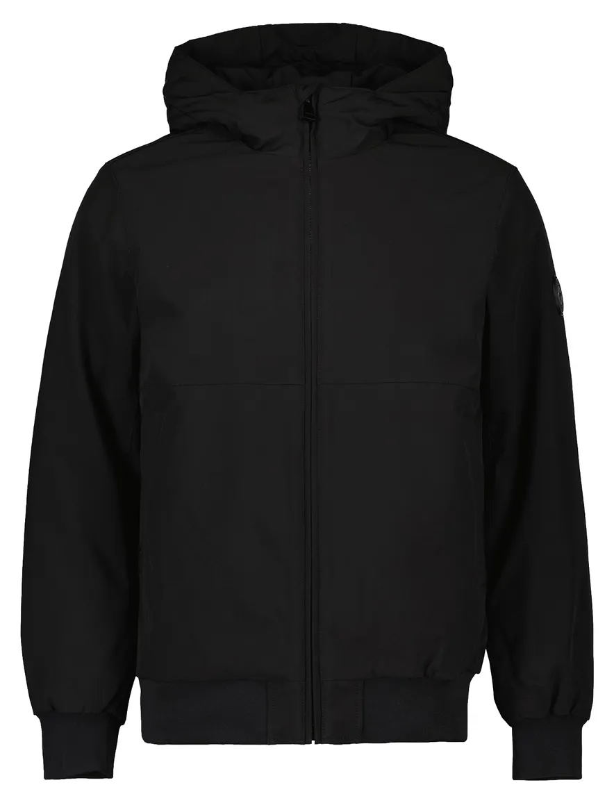 bomber Airforce zwart slim fit effen rits