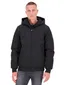 Airforce tussenjas zwart effen rits slim fit