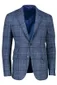 Wellington of Bilmore colbert normale fit blauw met ruit