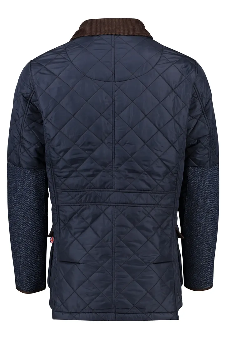 Wellington of Billmore tussenjas donkerblauw effen