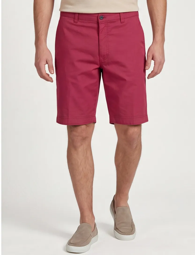 Bordeaux chino shorts katoen M.E.N.S.