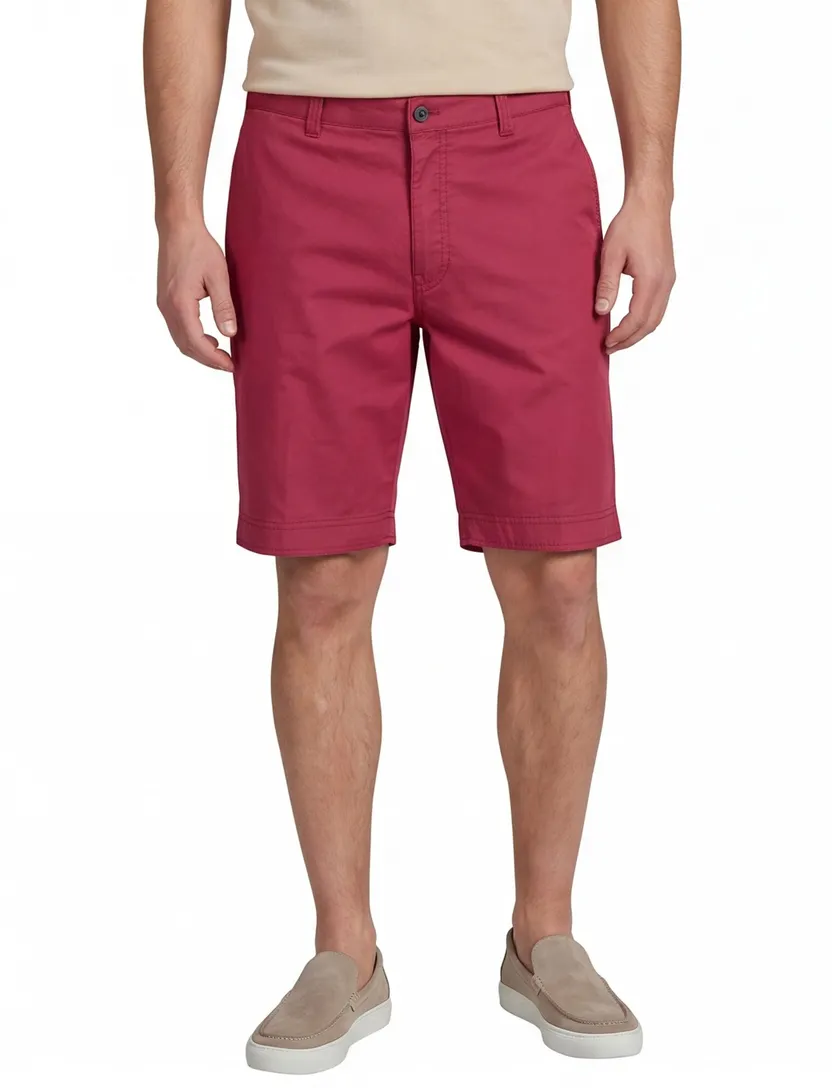 Bordeaux chino shorts katoen M.E.N.S.