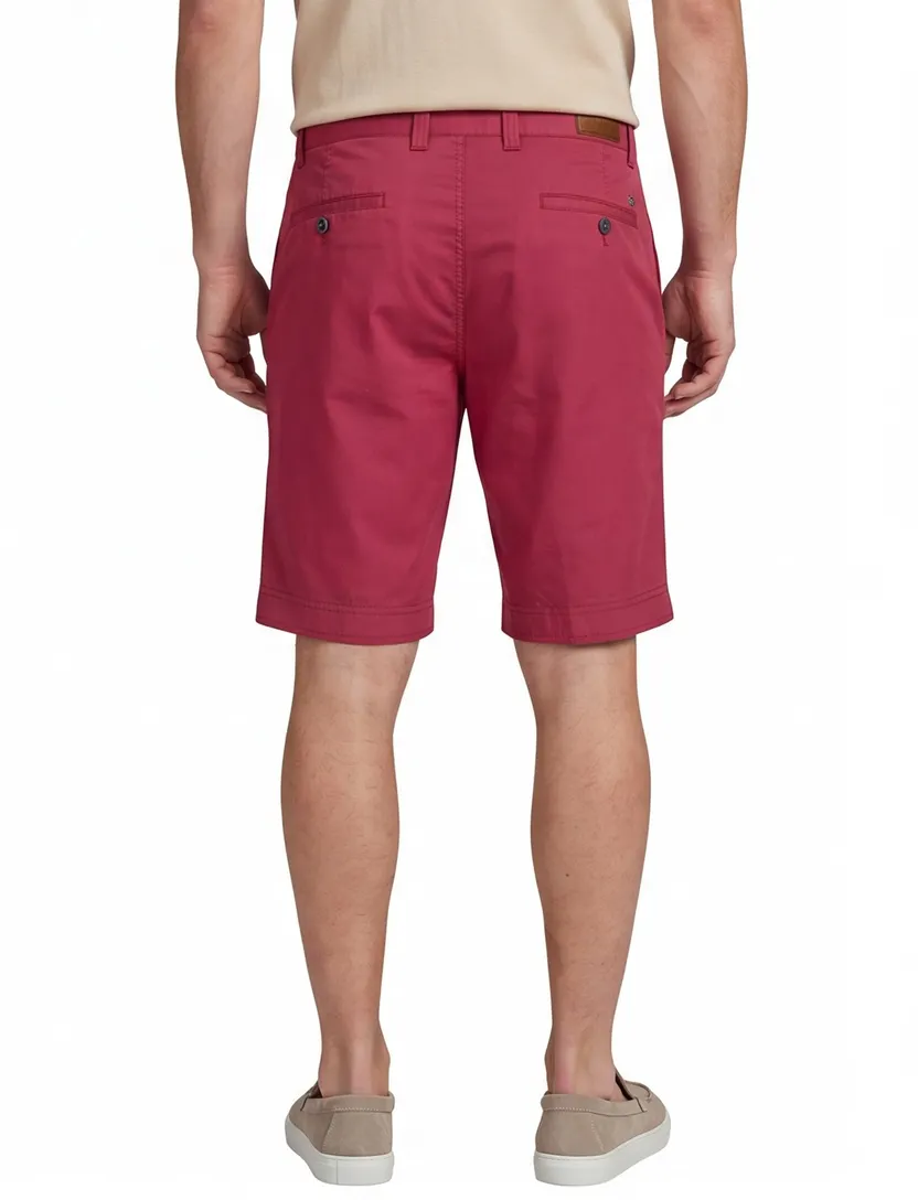 Bordeaux chino shorts katoen M.E.N.S.