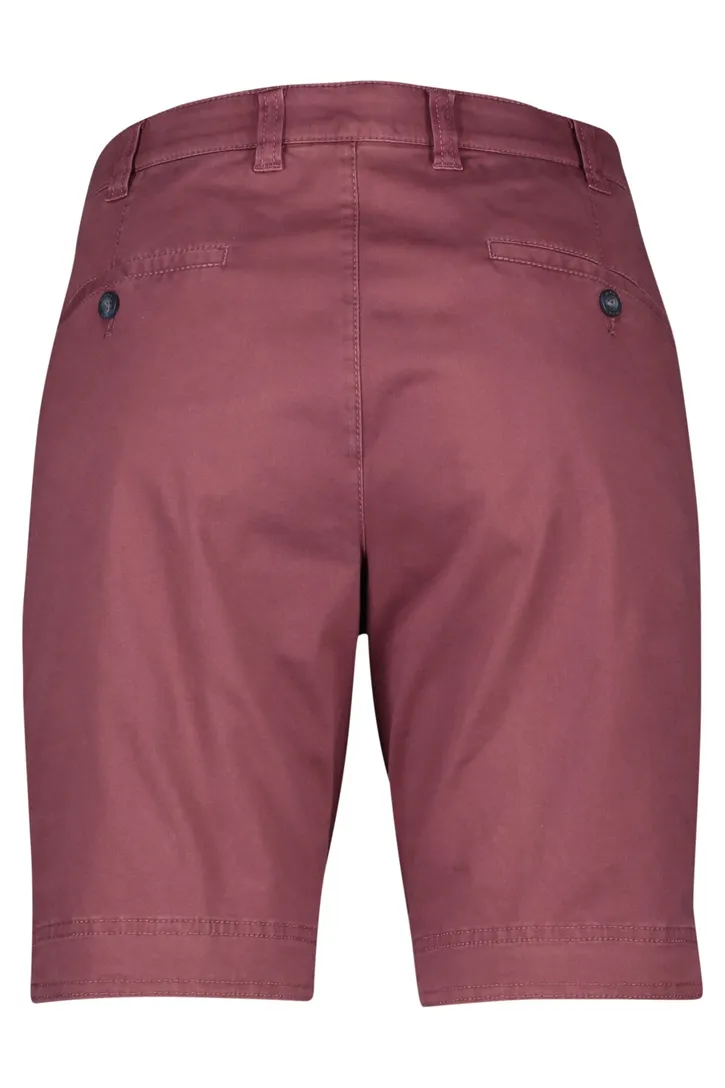 Korte broek M.E.N.S.bordeaux rood Kuba