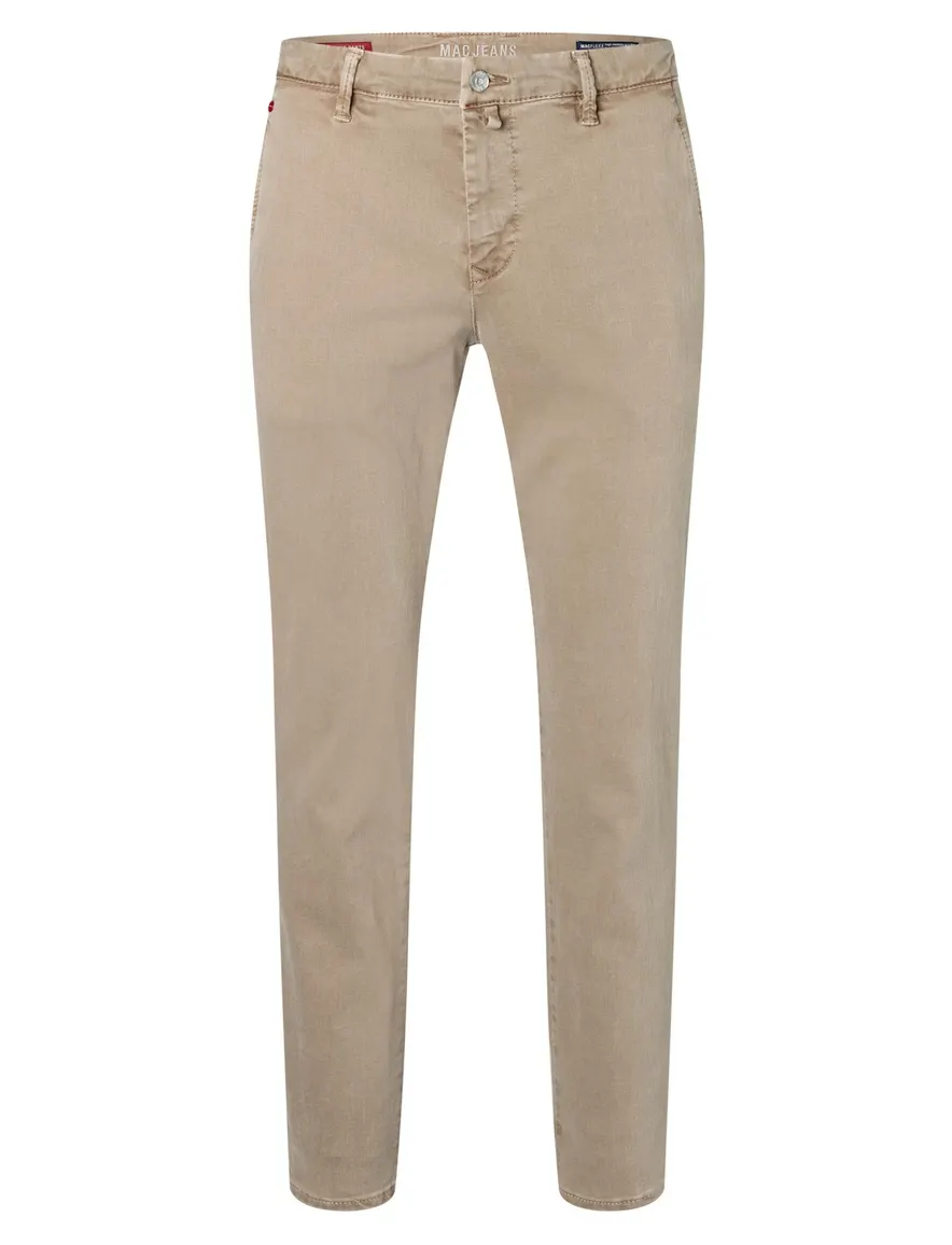 pantalon Mac beige effen