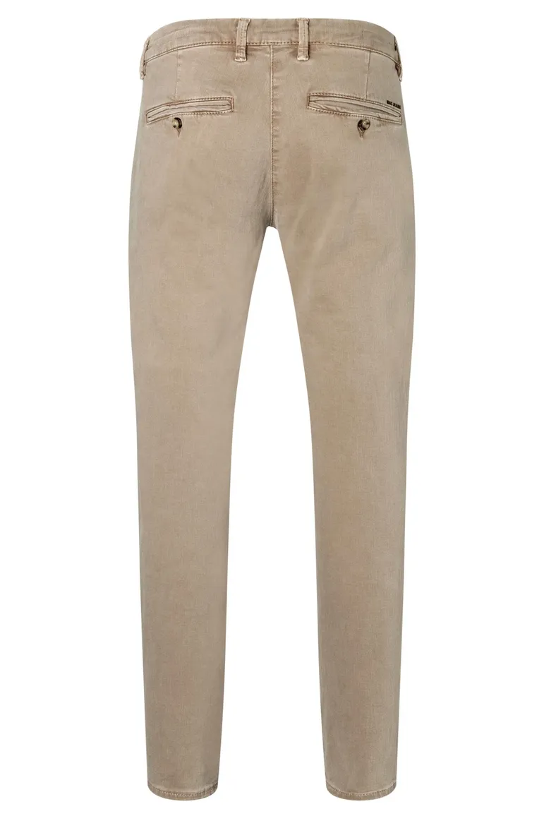 pantalon Mac beige effen