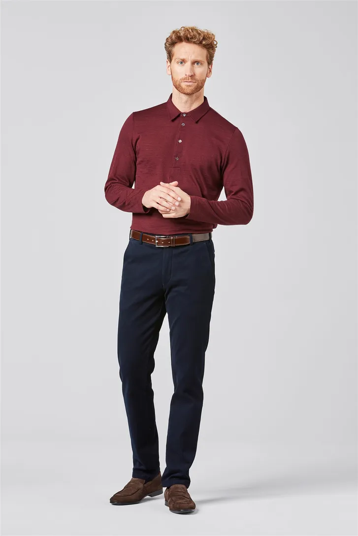 Pantalon Meyer Bonn donkerblauw