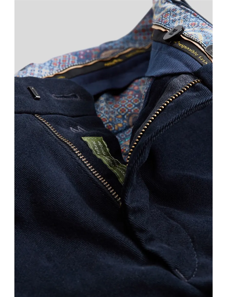 Meyer broek Bonn navy Super Stretch