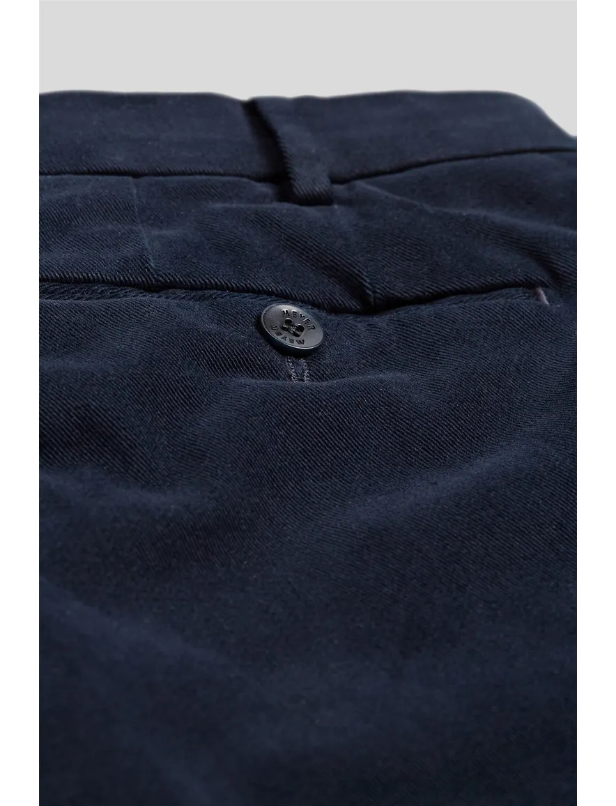 Meyer broek Bonn navy Super Stretch