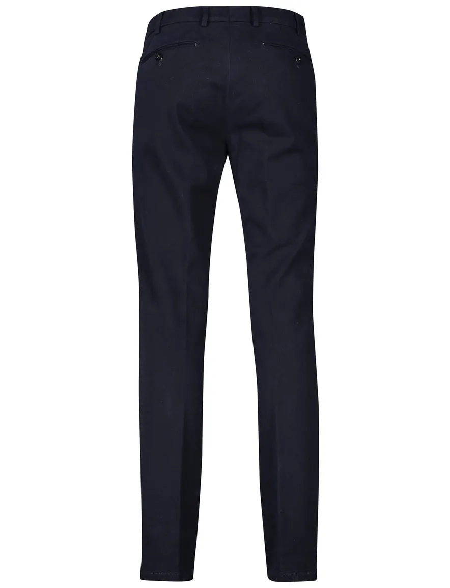 Meyer broek Bonn navy Super Stretch