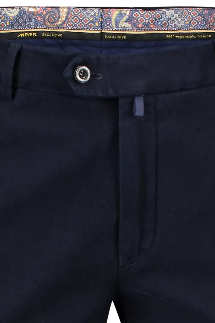 Pantalon Meyer Bonn donkerblauw