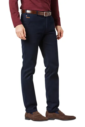Meyer Meyer broek Bonn navy Super Stretch