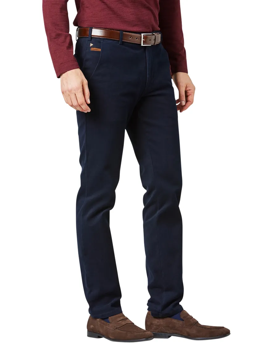 Meyer broek Bonn navy Super Stretch