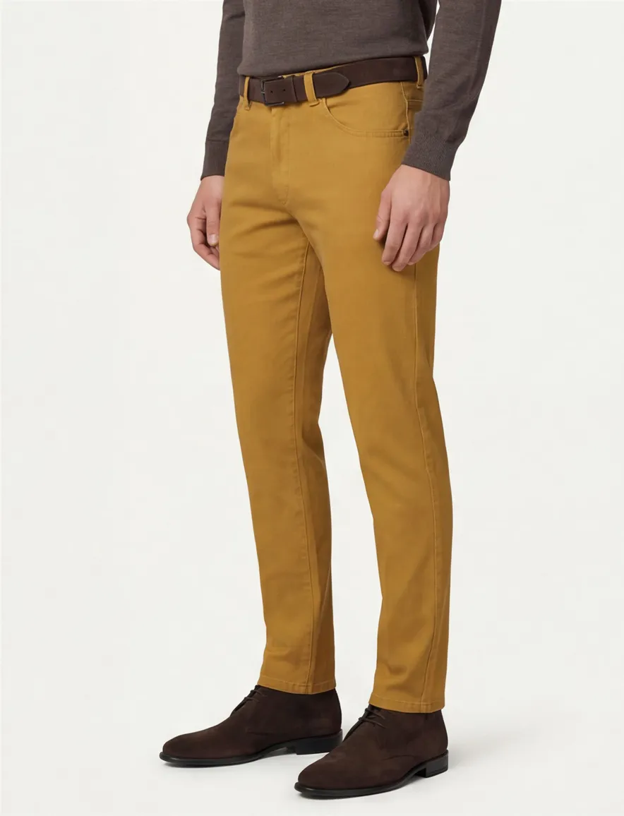 Broek Meyer Dublin okergeel