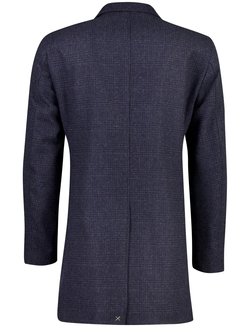 Overjas Portofino donkerblauw wol