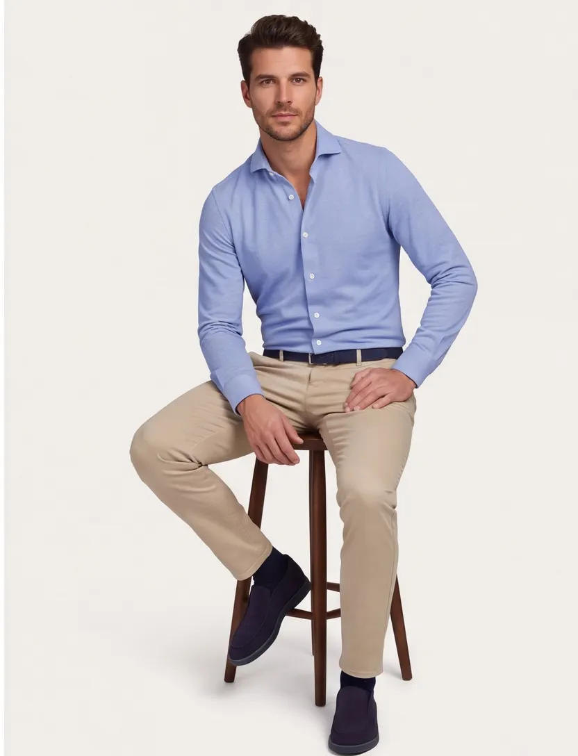 Overhemd Profuomo blauw Sky Blue