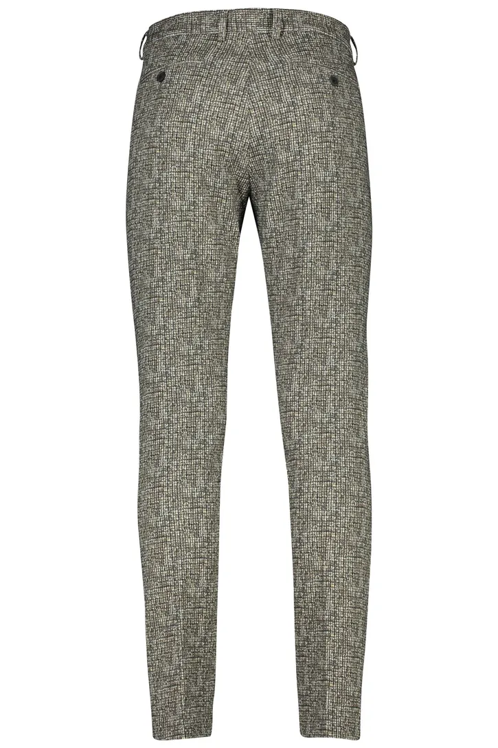 Vanguard katoenen chino beige gemêleerd