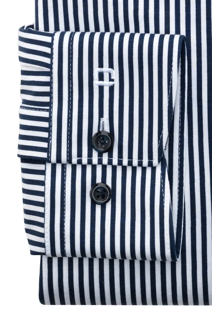 Overhemd Olymp Modern Fit navy streep