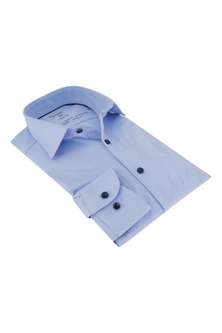 Olymp overhemd blauw Level Five Body Fit