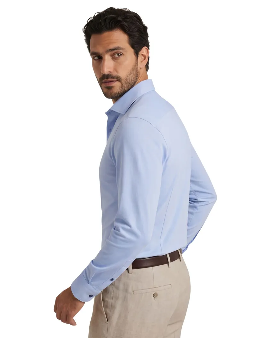 Olymp overhemd blauw Level Five Body Fit