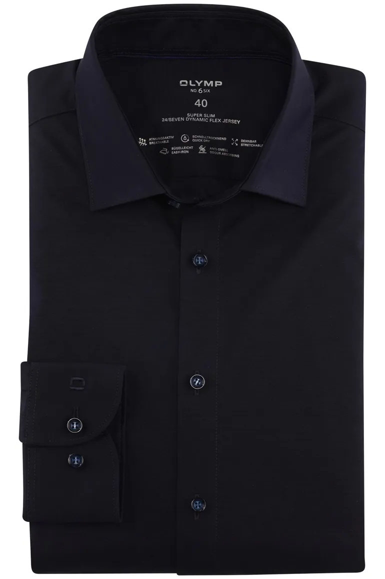 Navy overhemd Olymp Super Slim