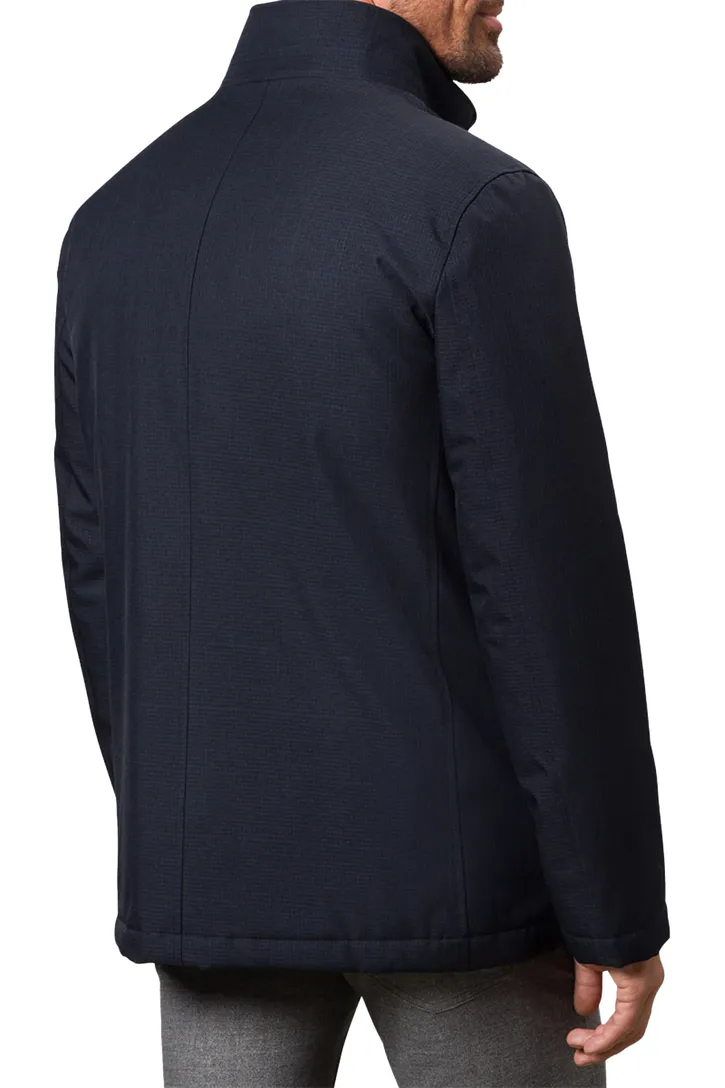 Jas Pierre Cardin donkerblauw geruit