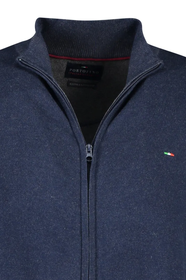 Portofino vest donkerblauw extra lang