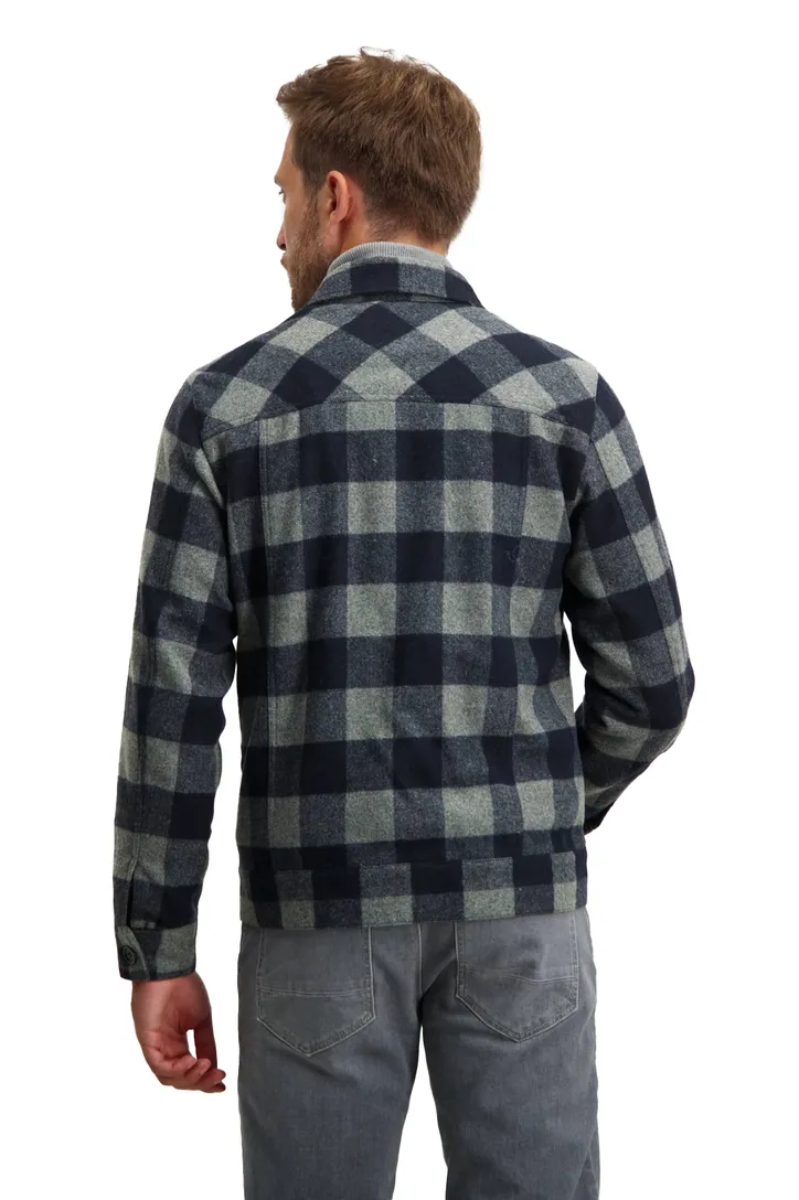Jack State of Art donkerblauw geruit