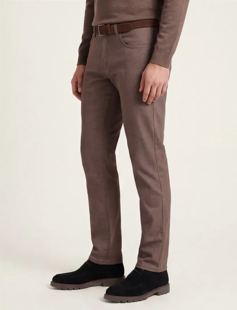 Heren broek bruin Gardeur Bill 5-p