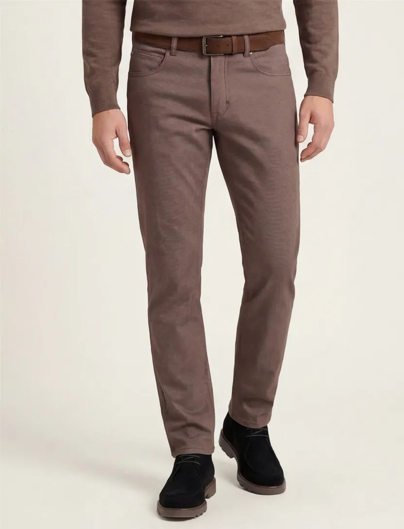 Heren broek bruin Gardeur Bill 5-p