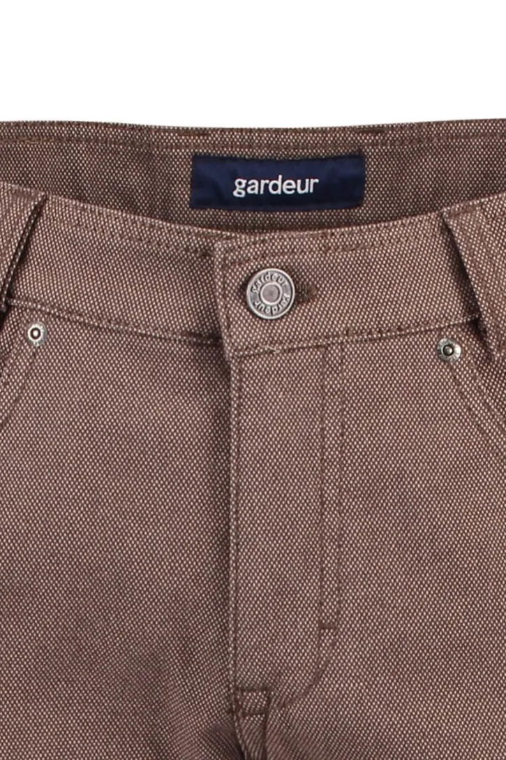 Heren broek bruin Gardeur Bill 5-p