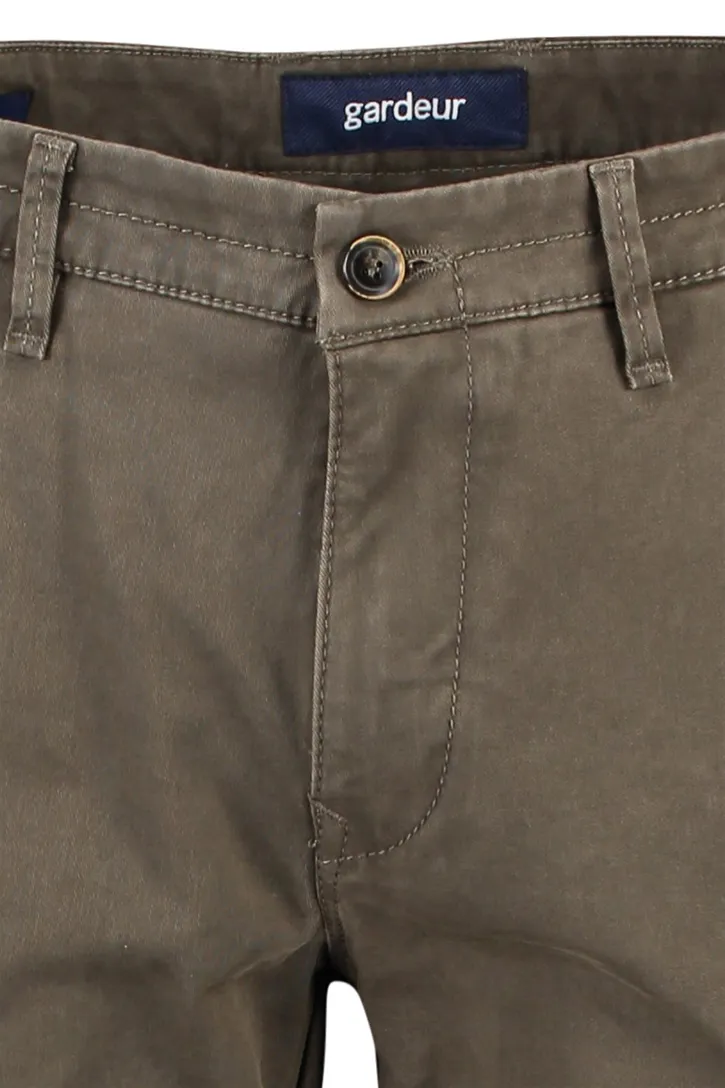 Gardeur broek groen Sterling Slim Fit