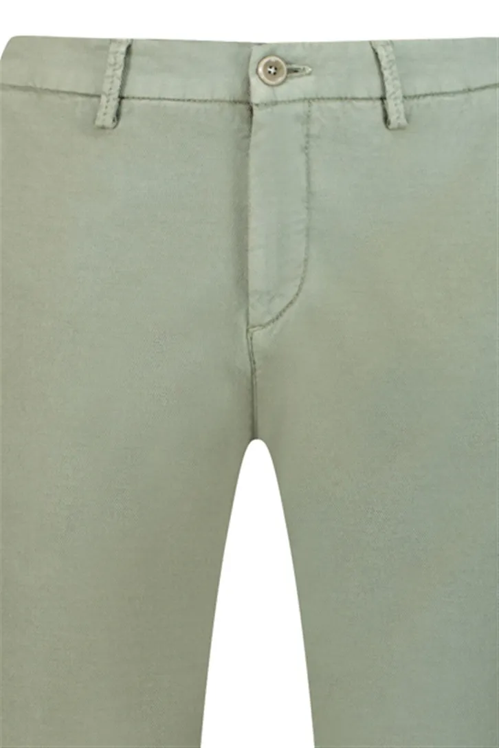 groene Gardeur Savage-2 katoenen broek