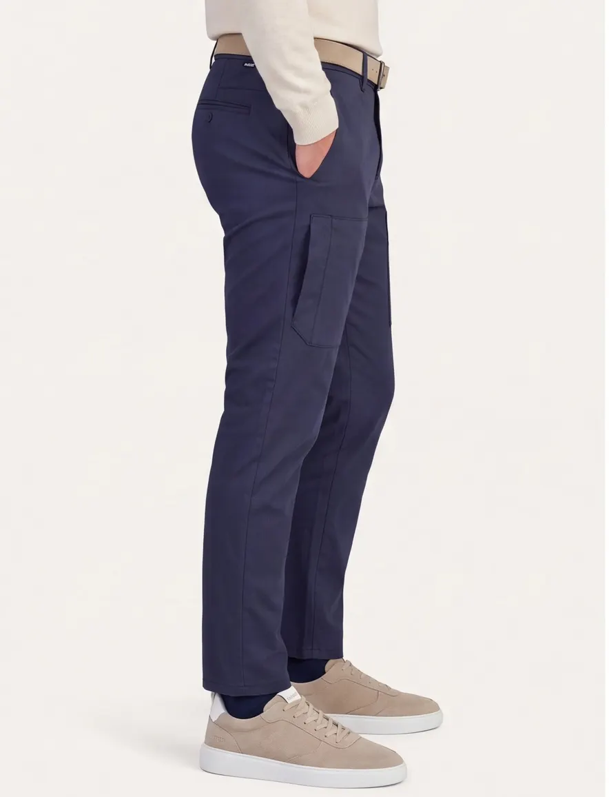 Gardeur donkerblauwe chino
