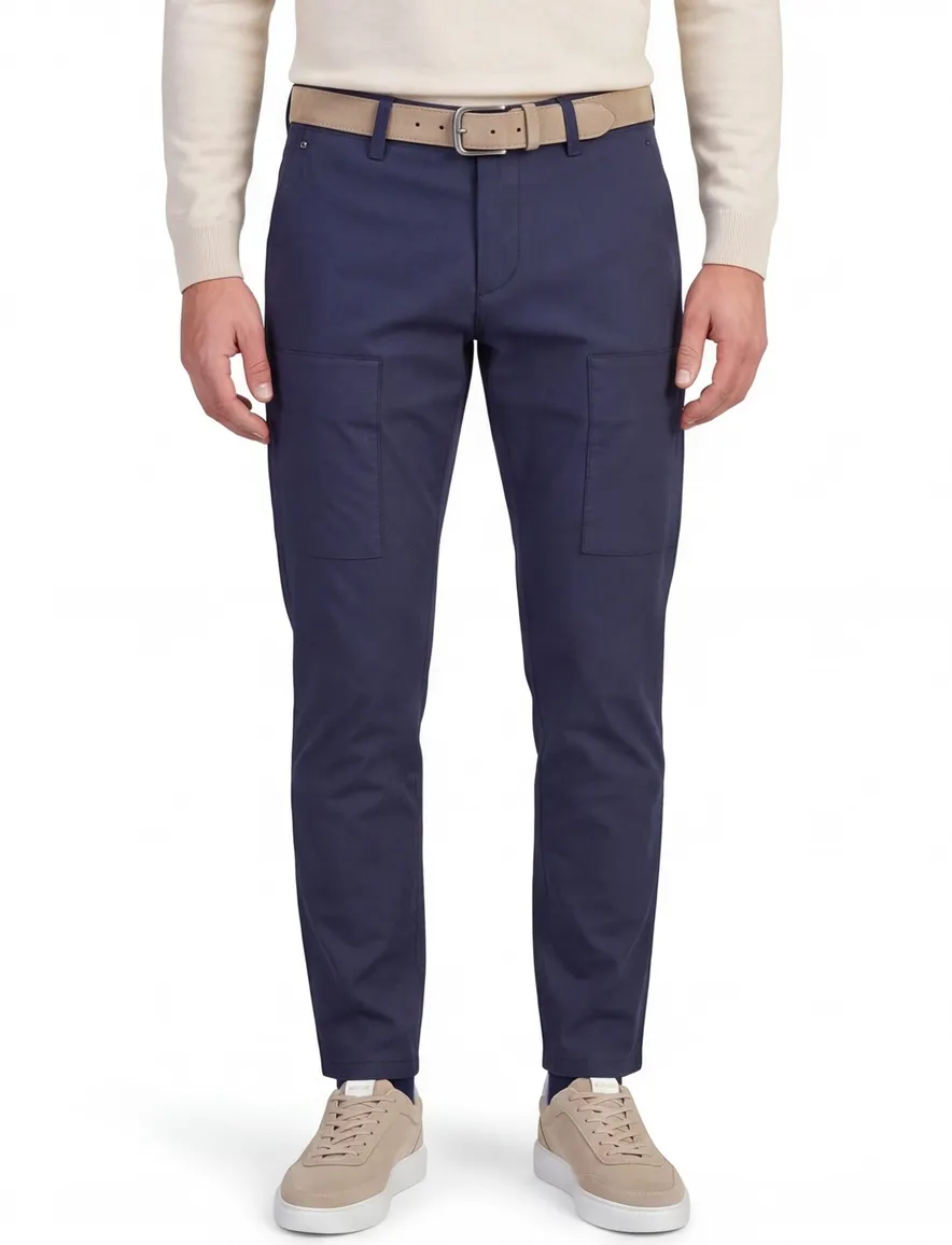 Gardeur donkerblauwe chino
