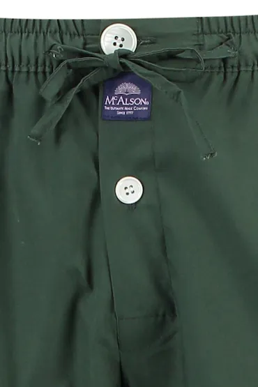 McAlson pyjamabroek donkergroen