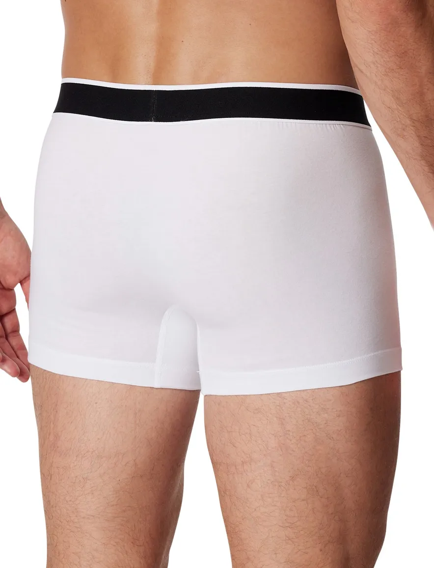 Schiesser boxershorts 95/5 wit 3-pack katoen