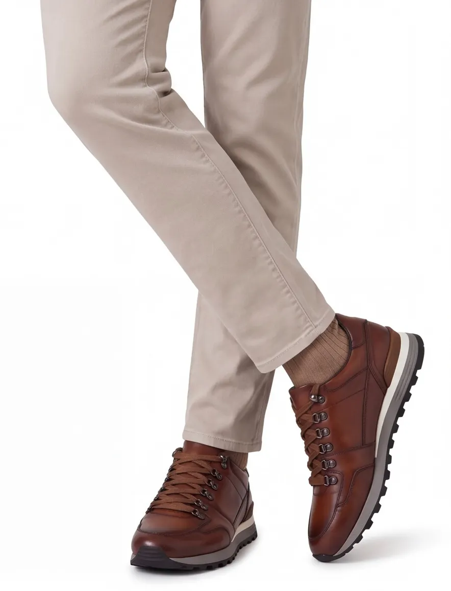 Giorgio sneaker cognac