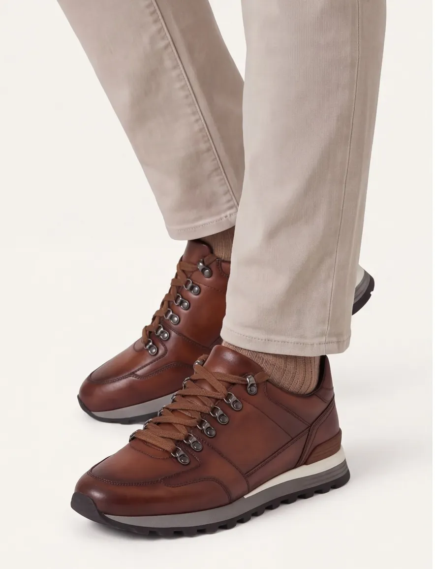 Giorgio sneaker cognac