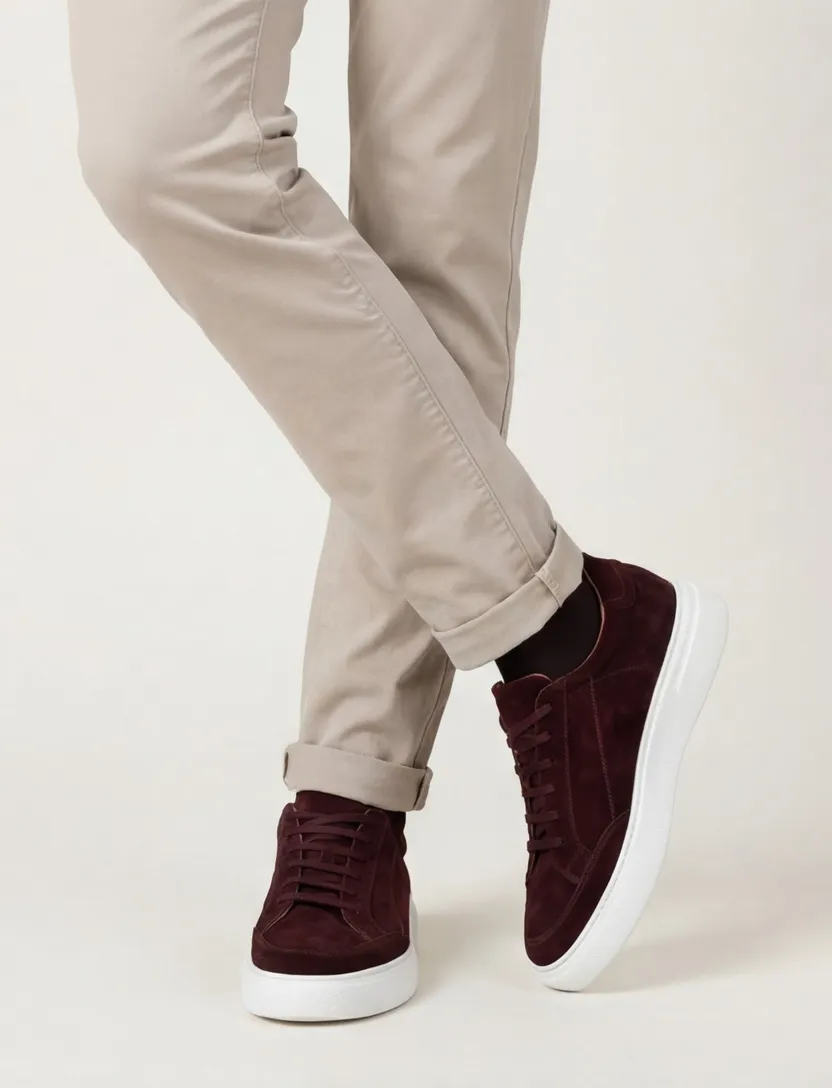 Sneaker Giorgio donkerbruin