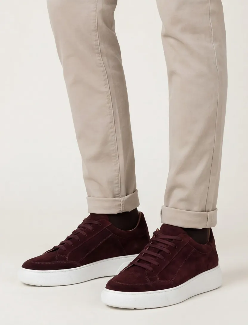 Sneaker Giorgio donkerbruin