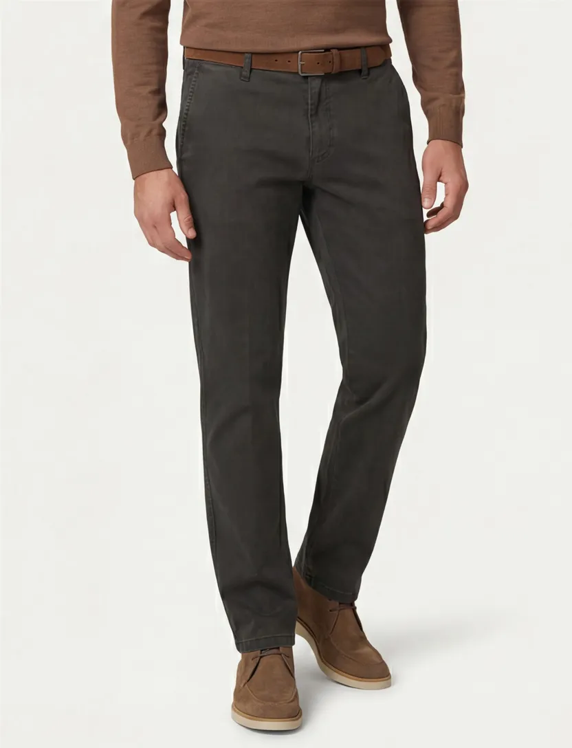 katoenen broek M.E.N.S. groen