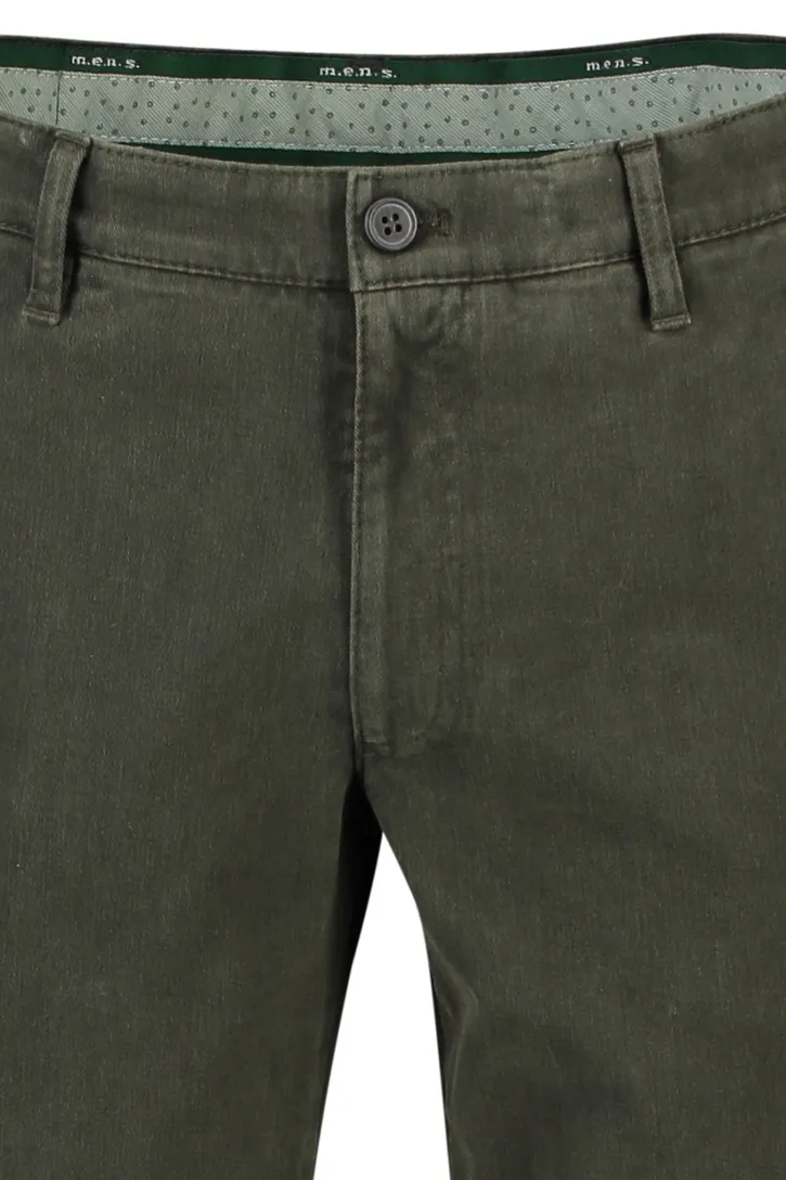 katoenen broek M.E.N.S. groen