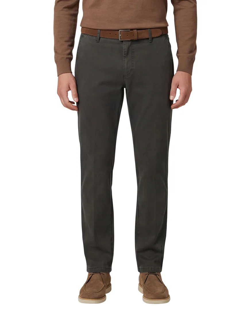 katoenen broek M.E.N.S. groen