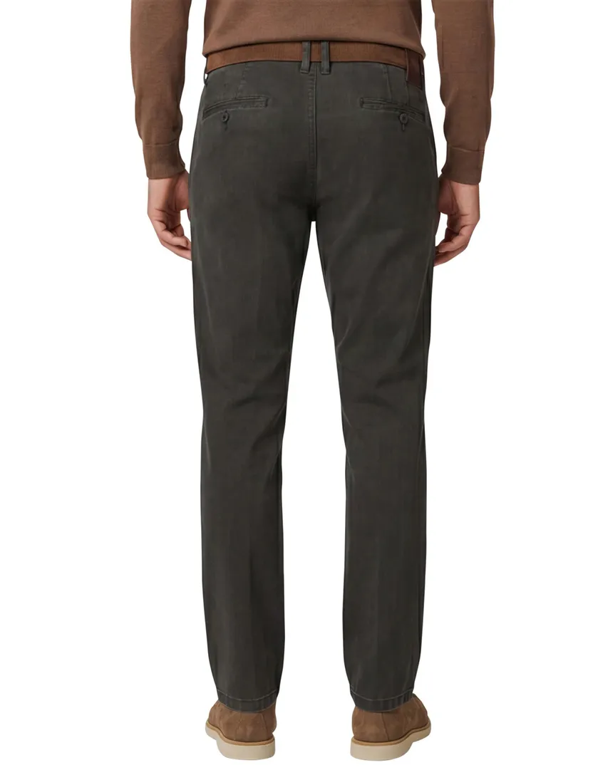 katoenen broek M.E.N.S. groen