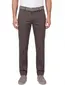 M.E.N.S. broek donkerbruin effen Meran