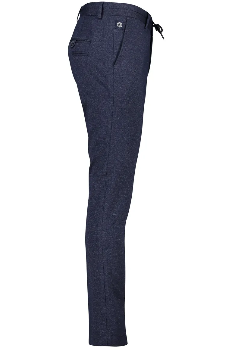 Blue Industry pantalon mix & match donkerblauw effen wol slim fit