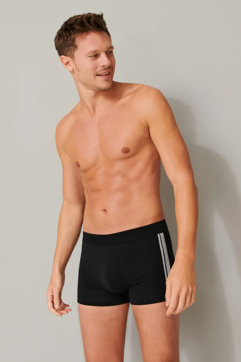 Boxershorts zwart 3-pack Schiesser 95/5 katoen