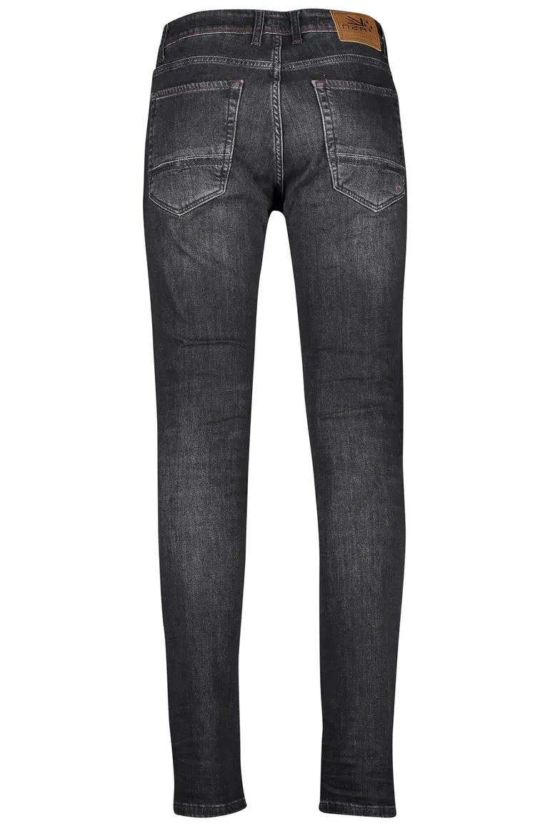 Broek NZA antraciet 5-pocket modern fit Nalson
